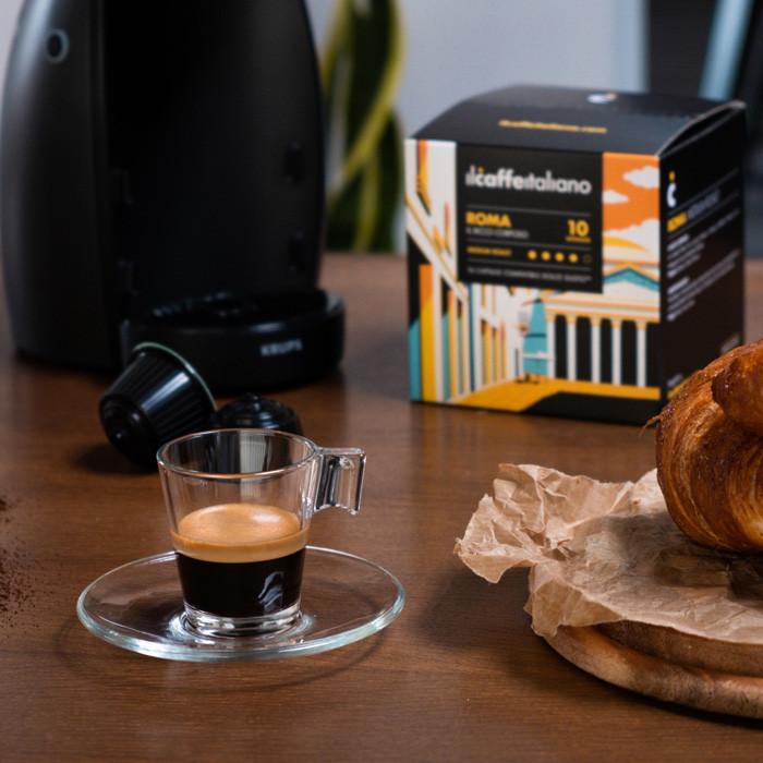 Bialetti industrie 10 capsule caffe intenso compatibili nespresso